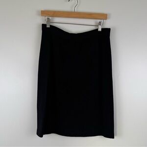 St. John Basics Women's Size 12 Black Skirt Santana Knit